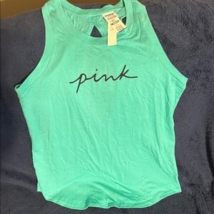 PINK Victoria's Secret Teal Tank Top